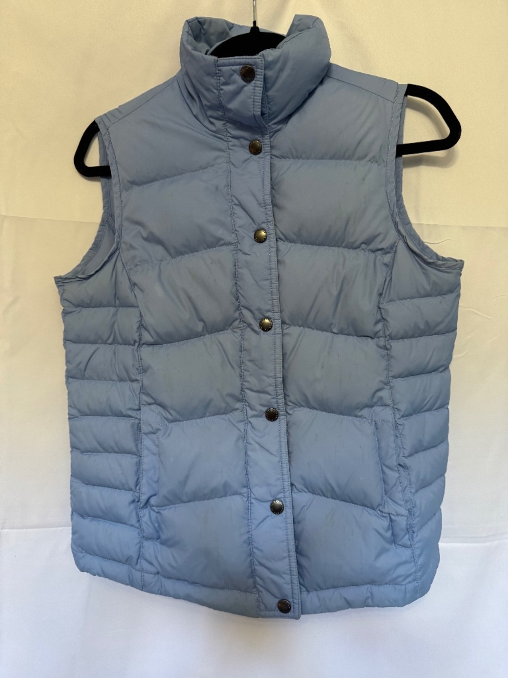 Lands’ End Blue Down Puffer Vest XS 2-4